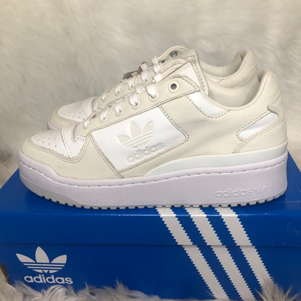 Adidas Originals Forum Bold Women’s 9 White Leather Sneakers - Picture 9 of 11